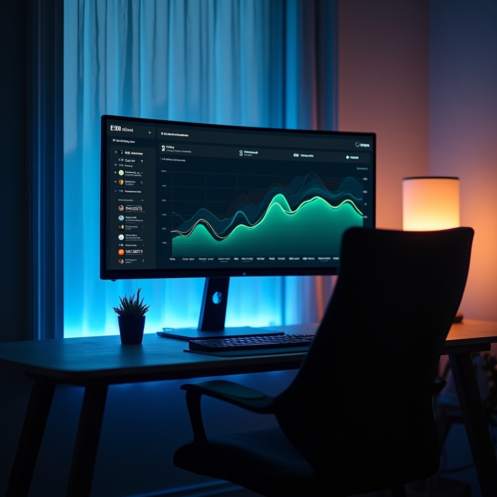 Monitorizare KPI în timp real pe ecranul platformei Pontevu